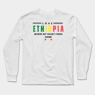 Love Ethiopia Long Sleeve T-Shirt